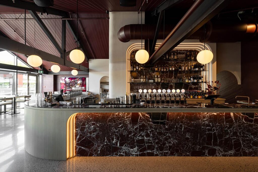 Darling on Drake bar - plumbing fit out by Hinton Plumbers, Auckland
